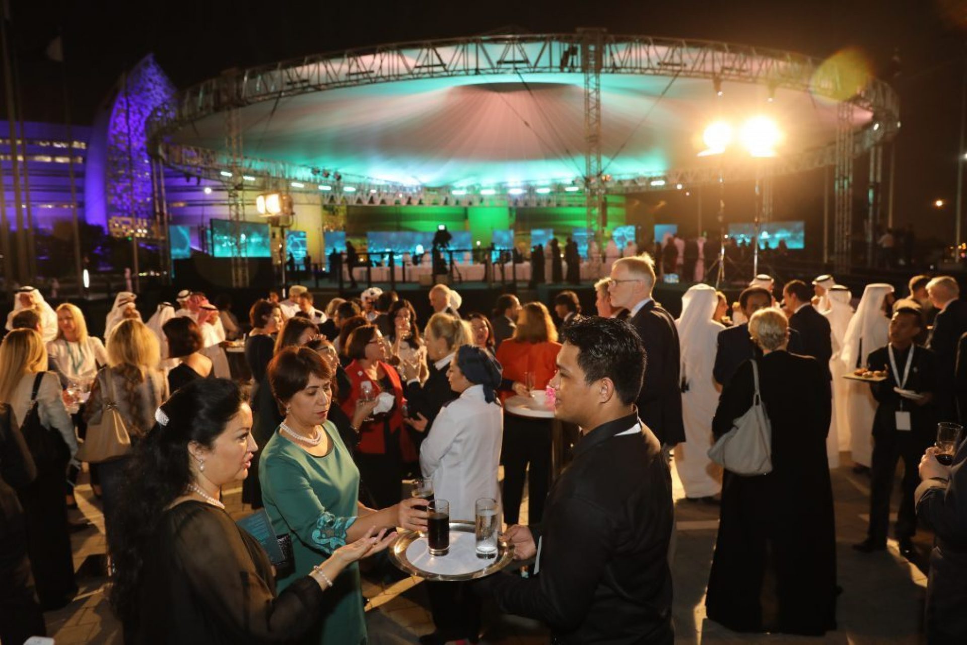 Guests at the reception